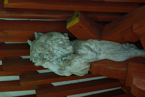 仁王門　吽獅子